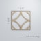 Ekena Millwork Extra Small Crosby Decorative Fretwork Wood Wall Panels, Red Oak, 7 3/8"W x 7 3/8"H x 3/8"T WALW08X08X0375CRORO - alternate 2